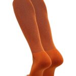 TCK Prosport Performance Tube Socks (Texas Orange, Medium)