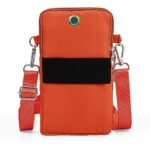 BIAOTIE Lightweight Small Crossbody bags Cell Phone Purses Travel Pouch Shoulder Bag for Women (Orange)